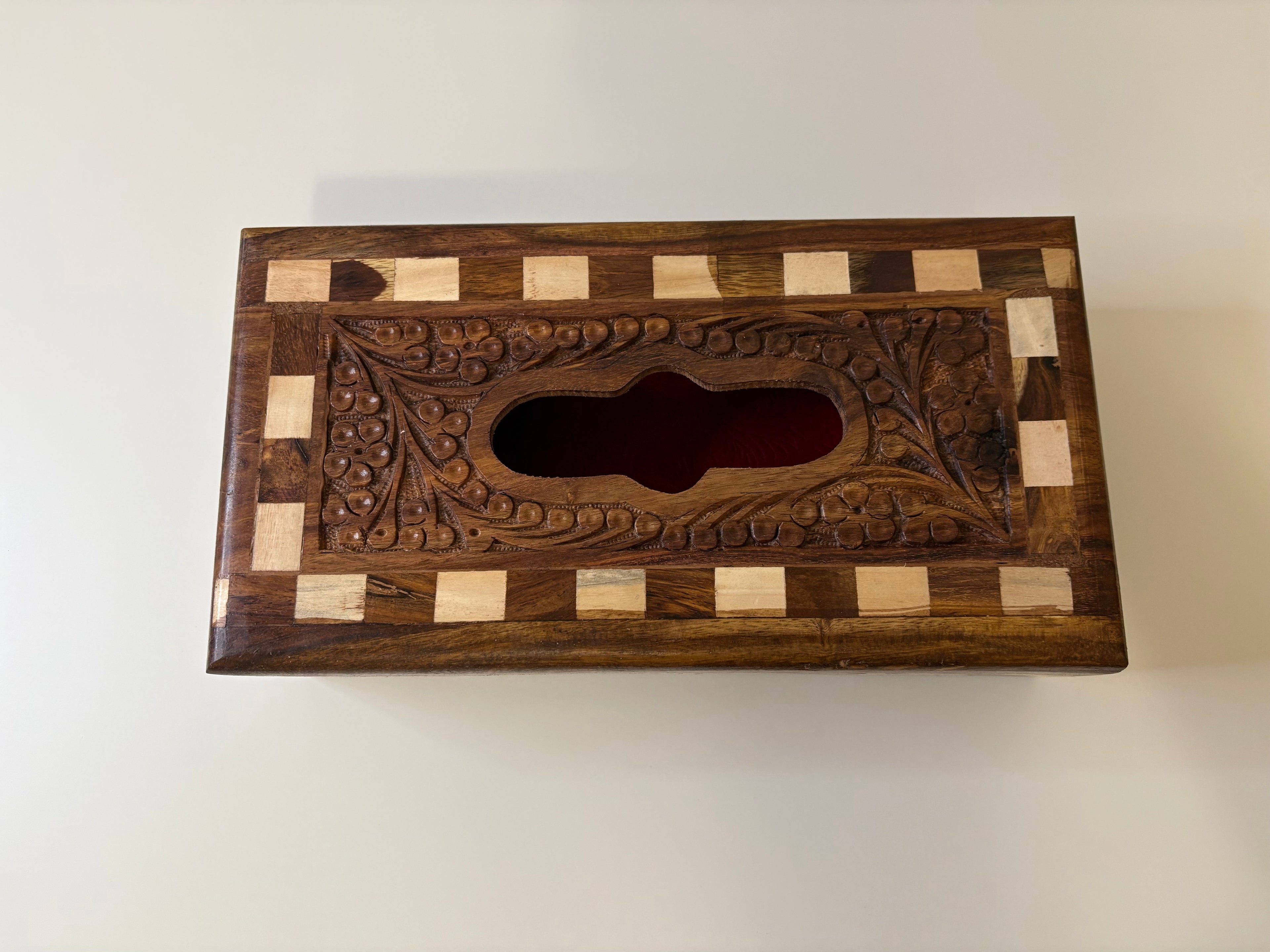 Wooden Tissue Box