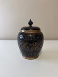 Hand Painted Wooden Candy Jar