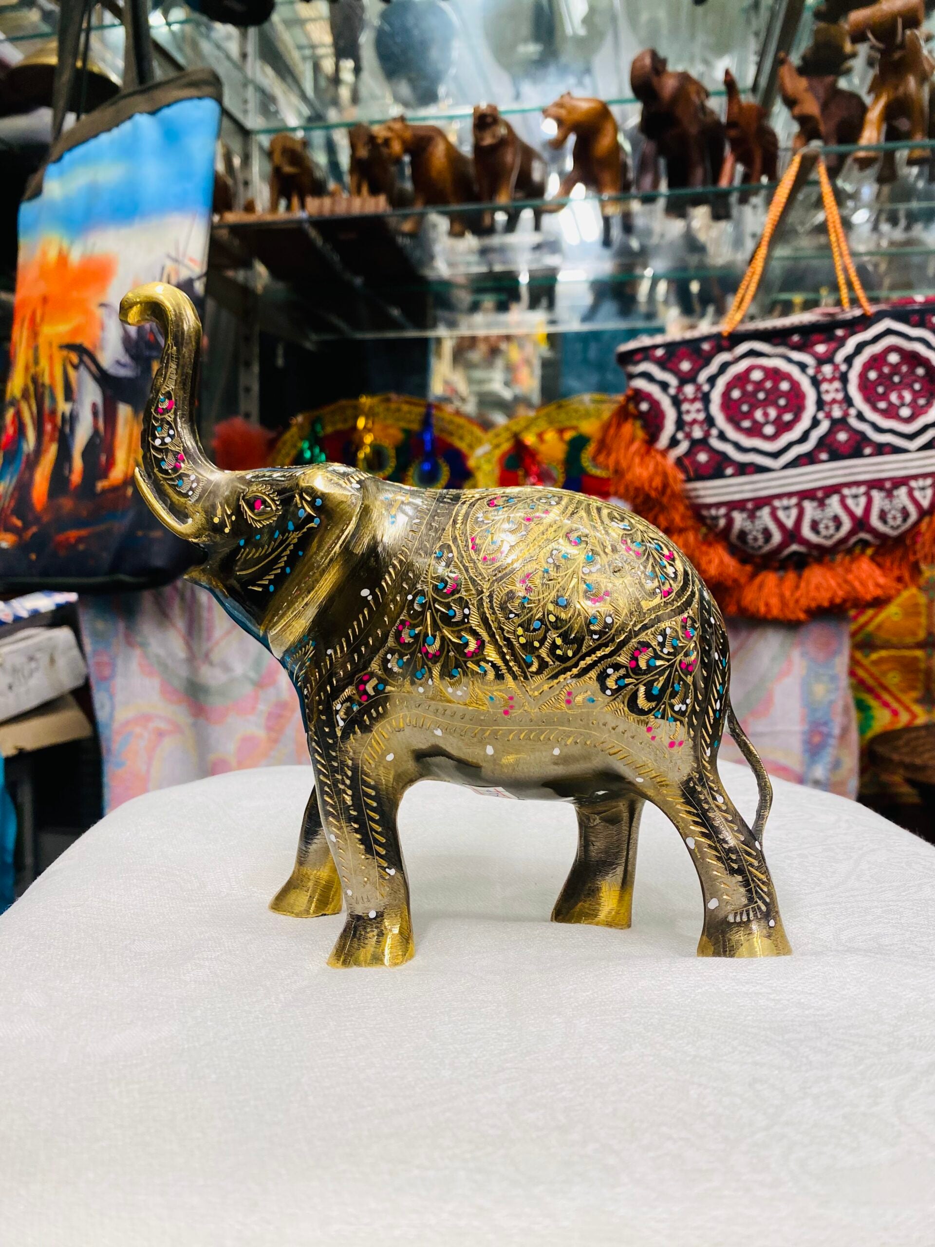 Brass Elephant – Small Figurine