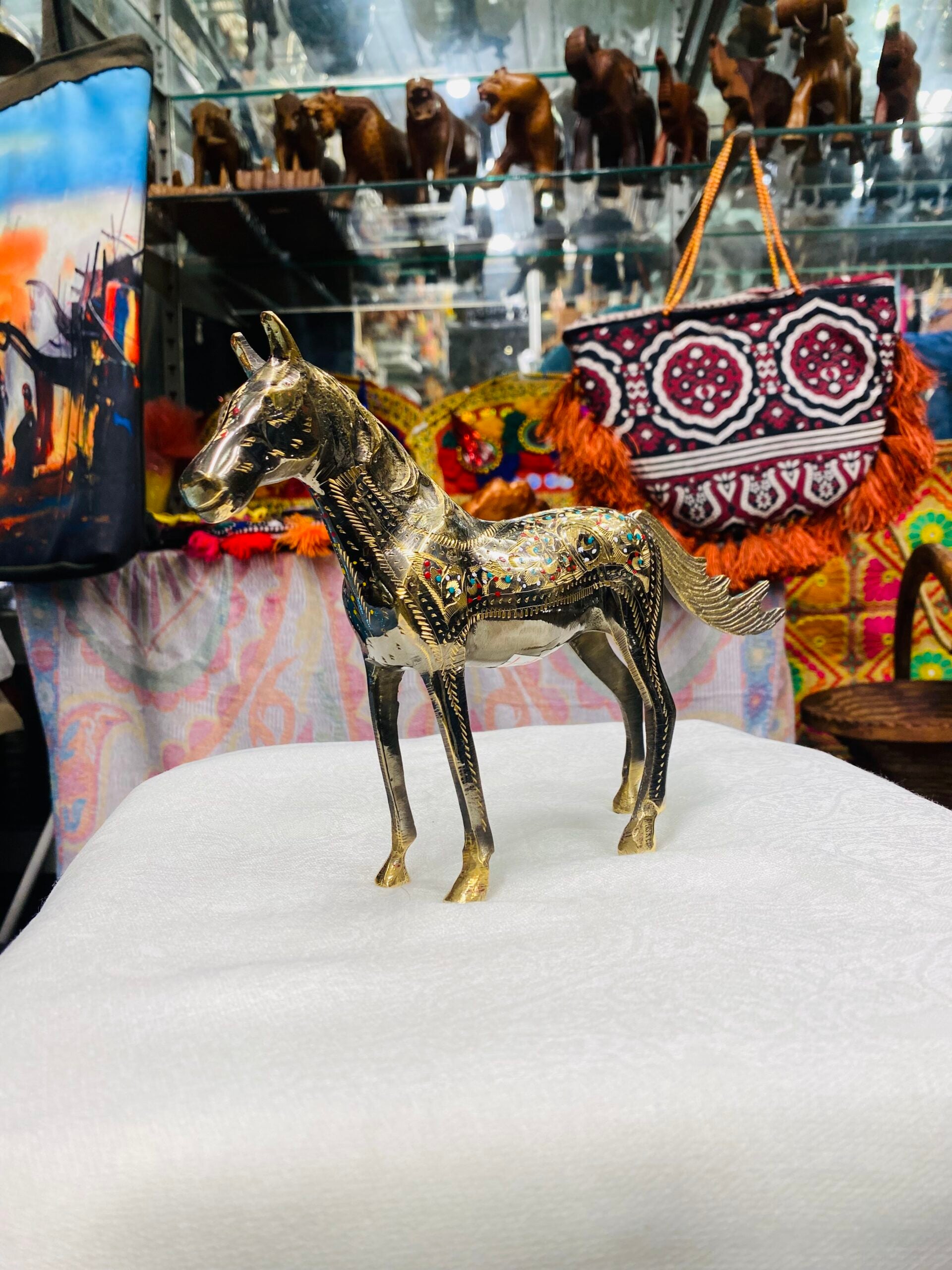 Brass Horse – Medium Figurine