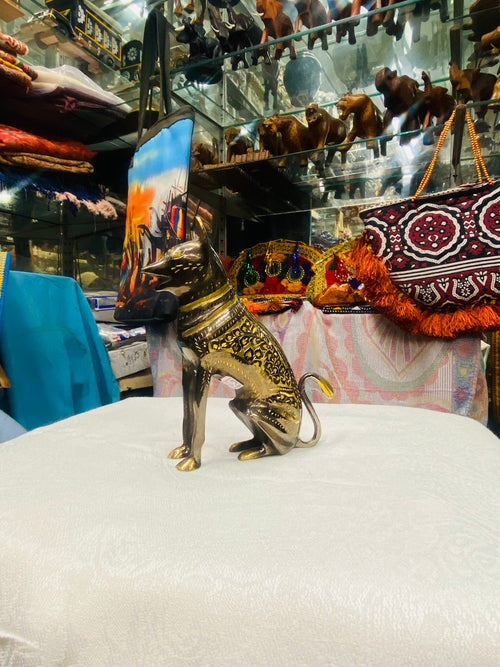 Brass Dog – Compact Figurine