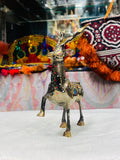 Brass Markhor – Small Wildlife Figurine