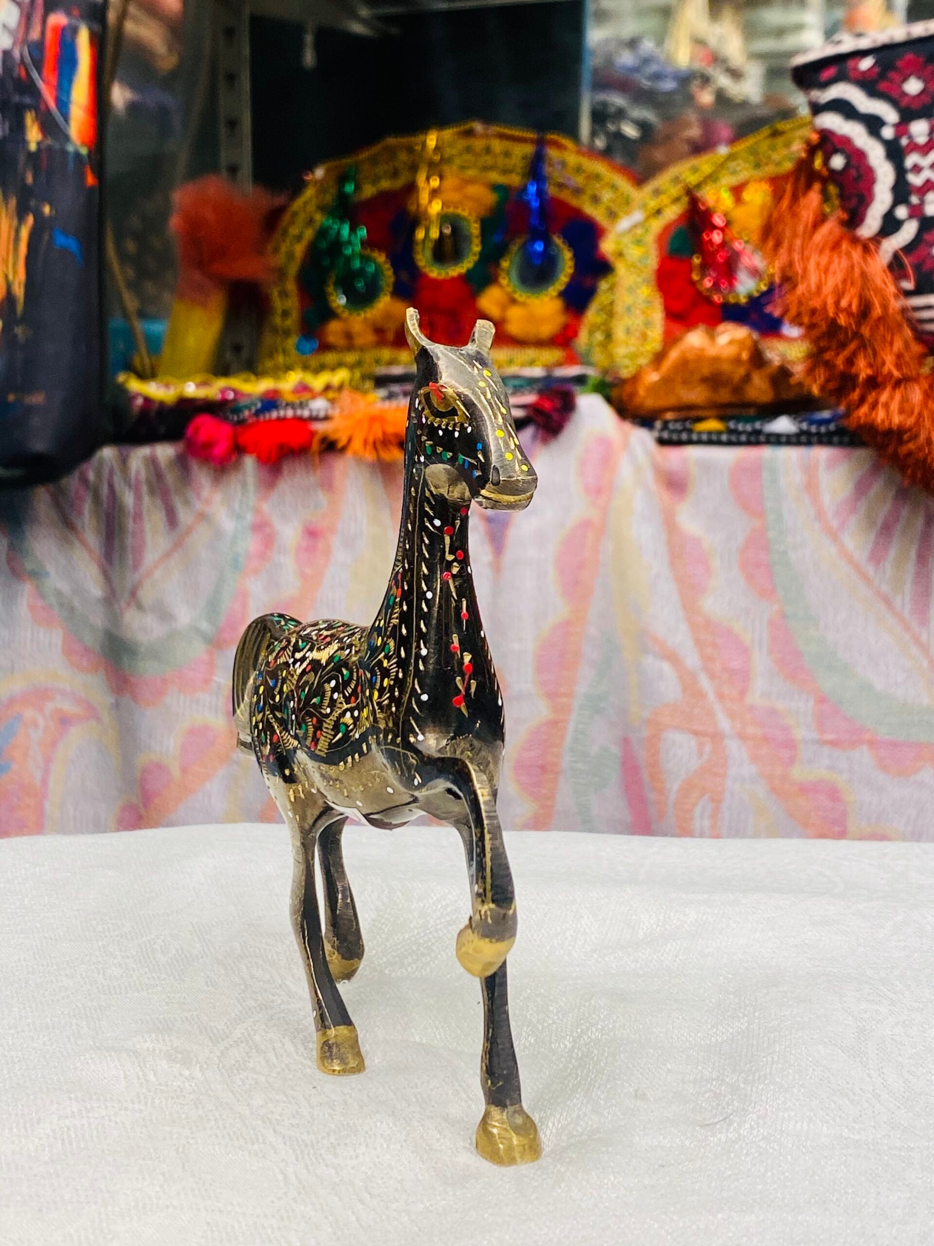 Brass Horse – Small Figurine