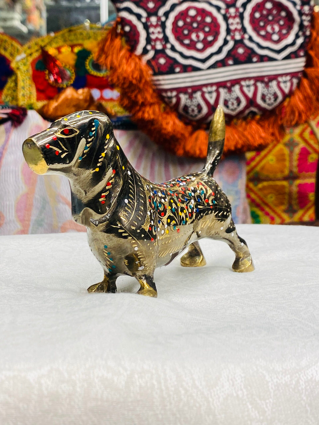Brass Dog – Miniature Figurine