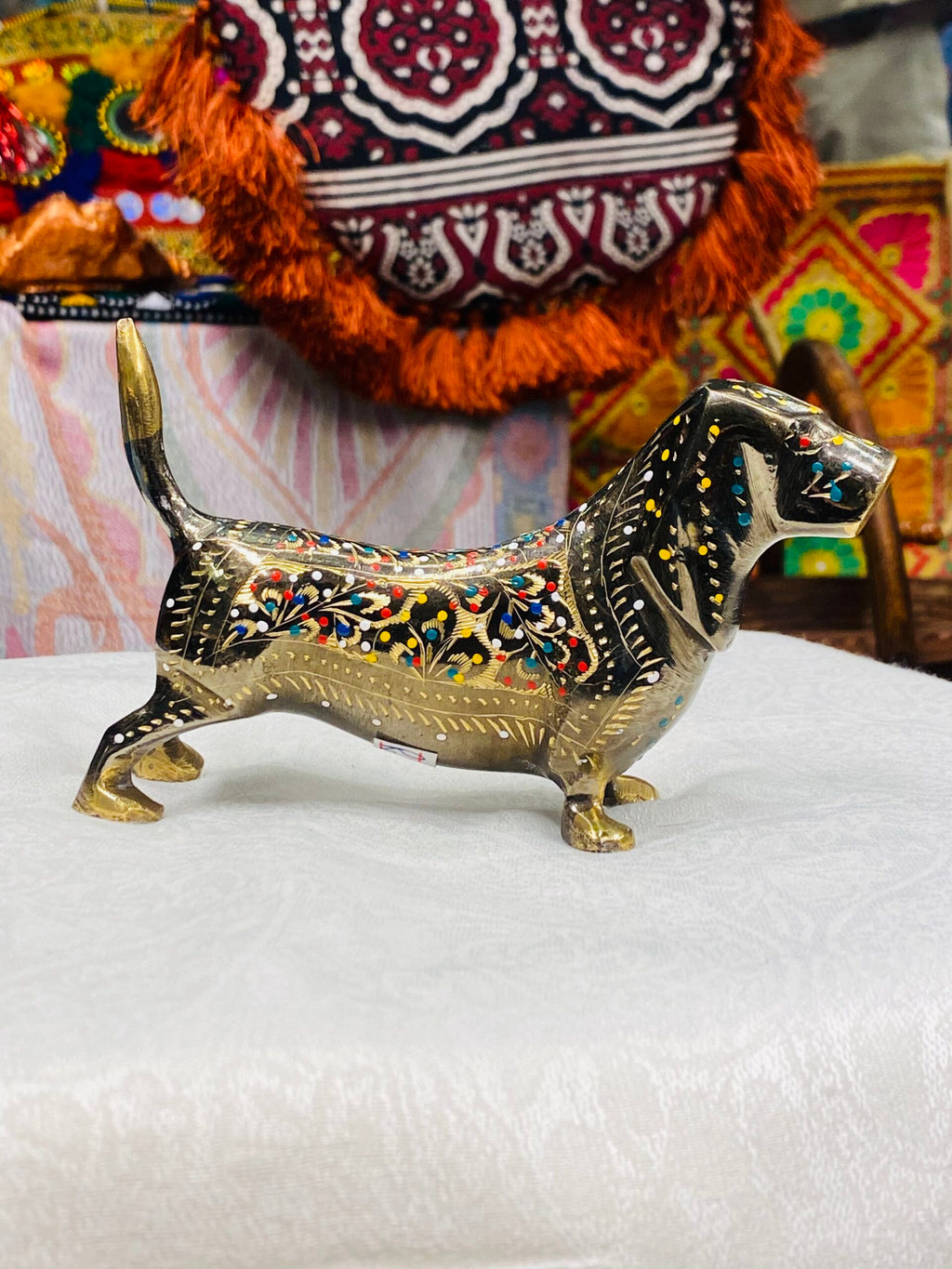 Brass Dog – Miniature Figurine