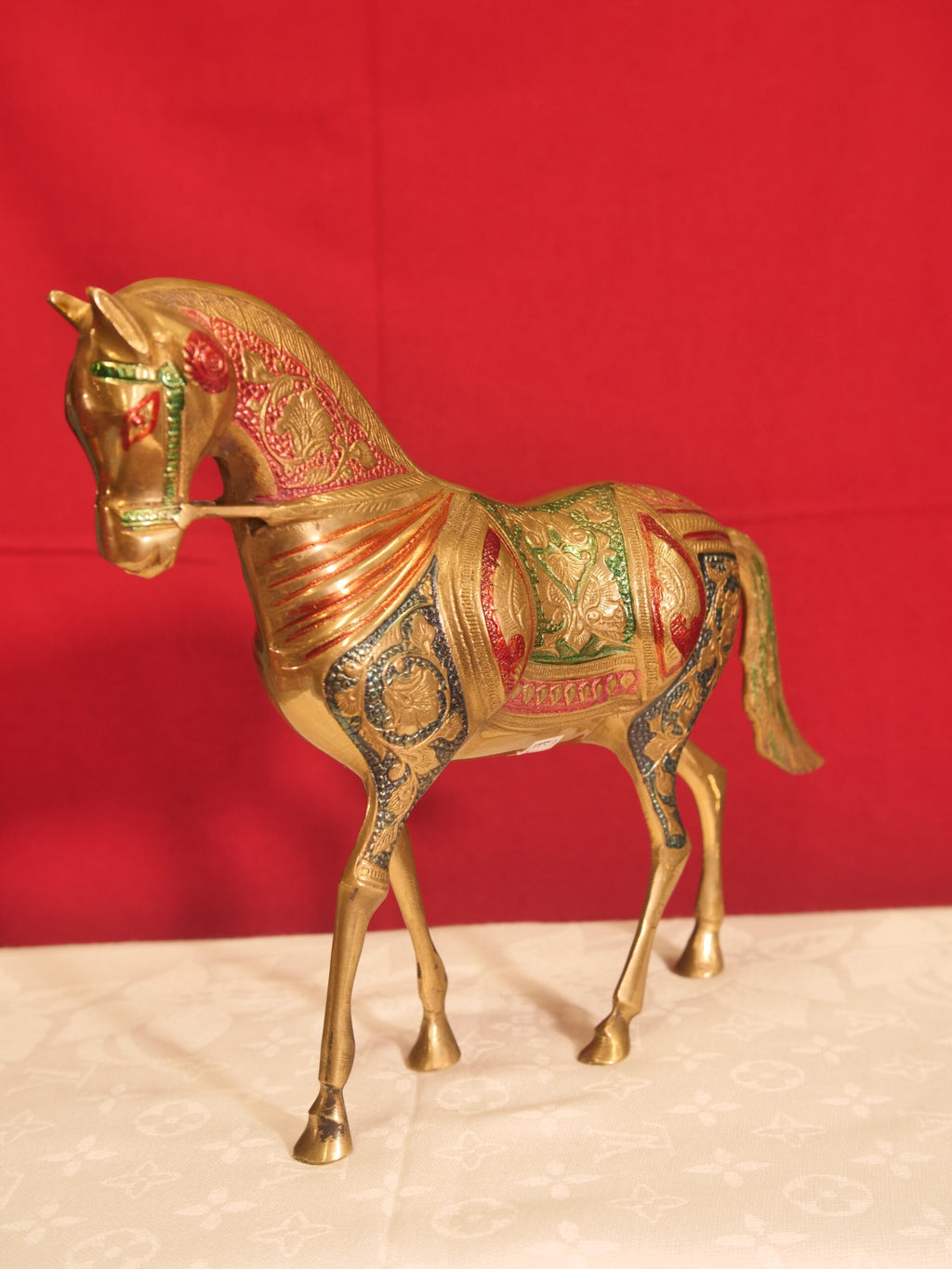 Colorful Brass Horse