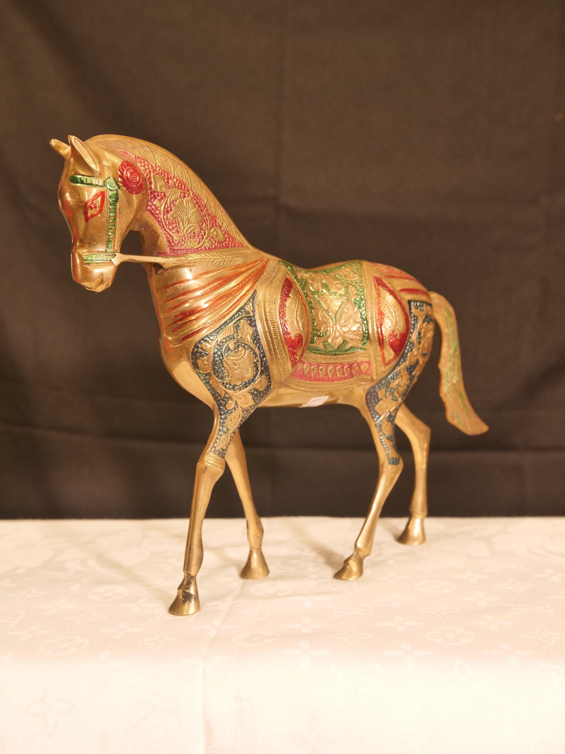Colorful Brass Horse