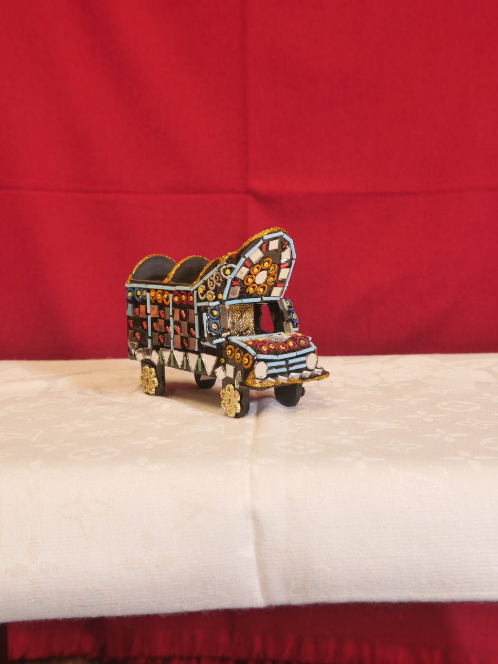 Mirror Art Truck – Decor Handcrafted Mirror Work Truck