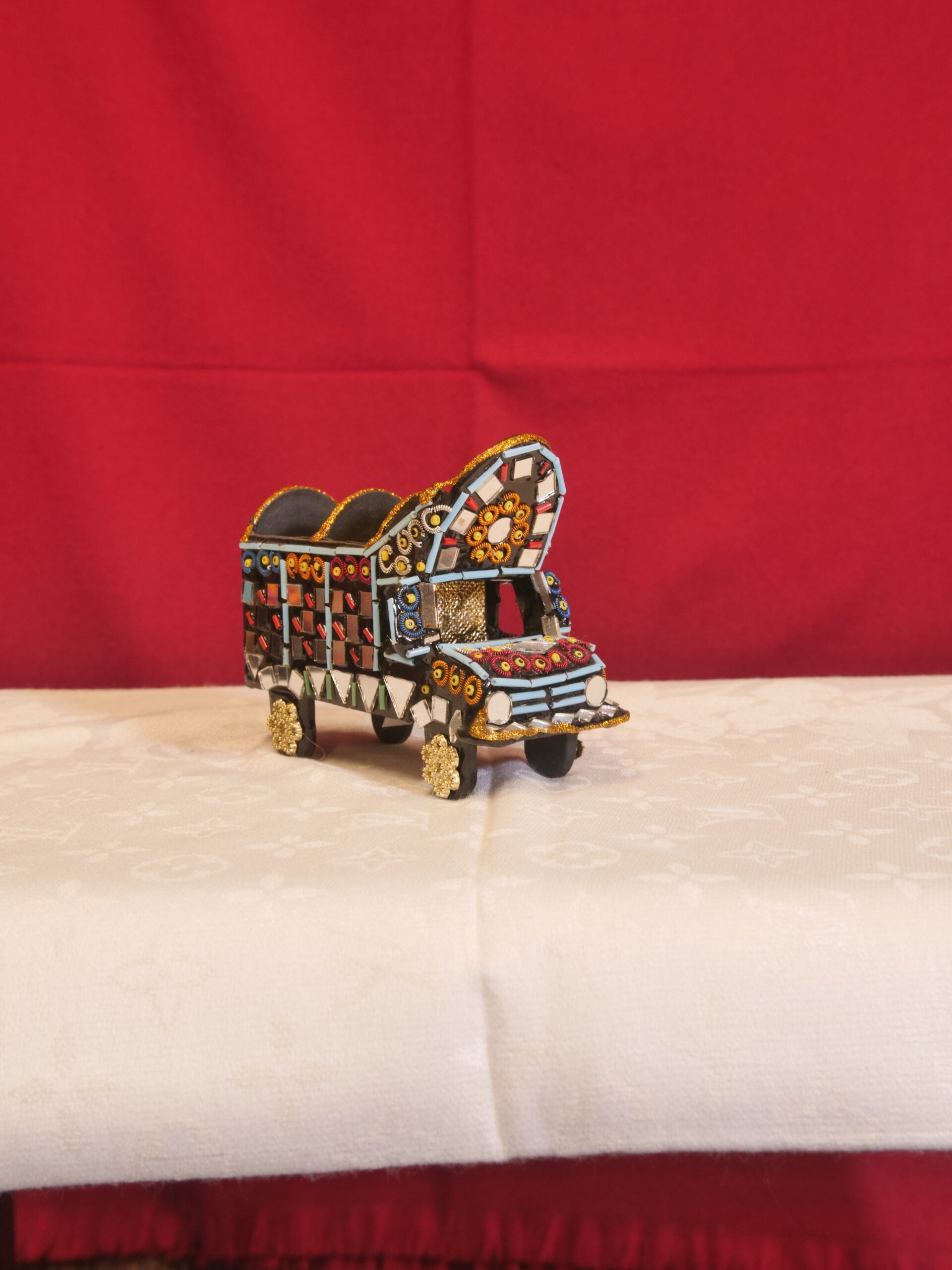 Mirror Art Truck – Decor Handcrafted Mirror Work Truck