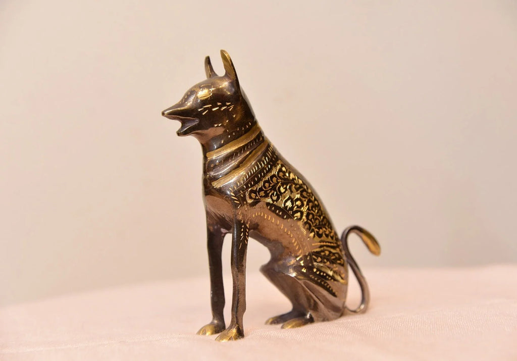 Brass Dog – Compact Figurine
