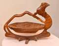 Camel Wooden Basket (Handmade)