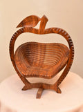 Apple Wooden Basket (Handmade)