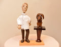 Vet Doctor and Dog Wooden Character